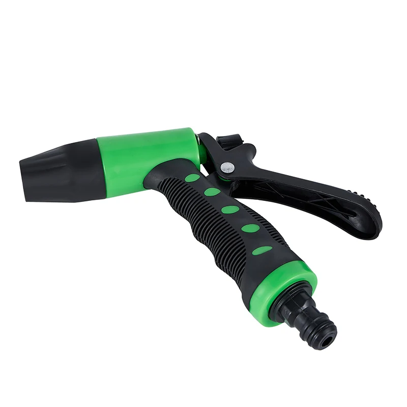 Adjustable Soft Grip Plastic Garden Water Spray Nozzle Wash Car Cleaning Gun