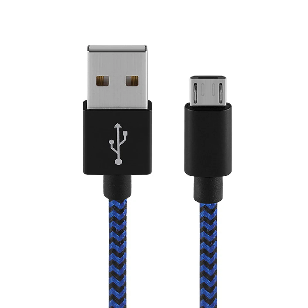 Самая низкая цена 1 м 2 м 3 м оптовая цена usb android нейлоновый micro usb зарядный кабель