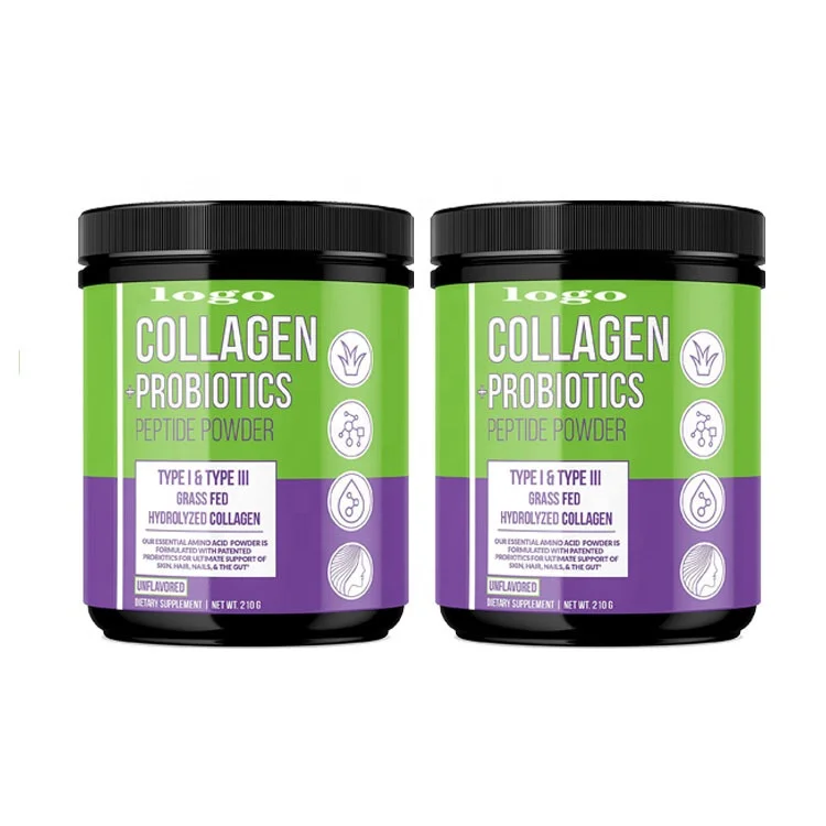 Wholesale Grass-Fed Hydrolyzed Peptides Collagen Powder Type 1 & 3 for Hair Skin Nails Joint