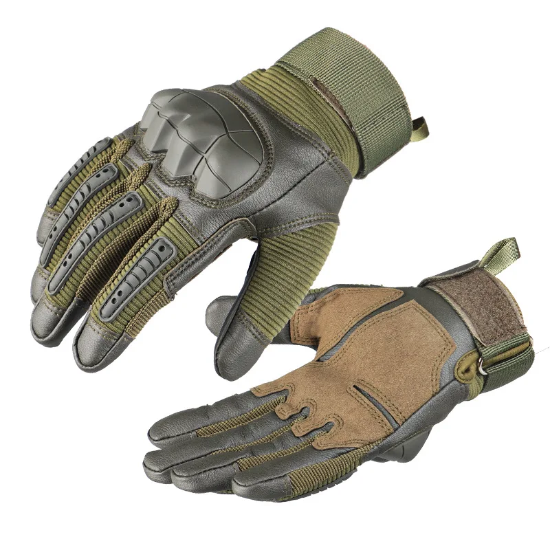 Wholesale Outdoor Camouflage Anti Slip Touch Screen Cycling Sports Gloves Training Multifunctional Tactical Gloves Full Finger