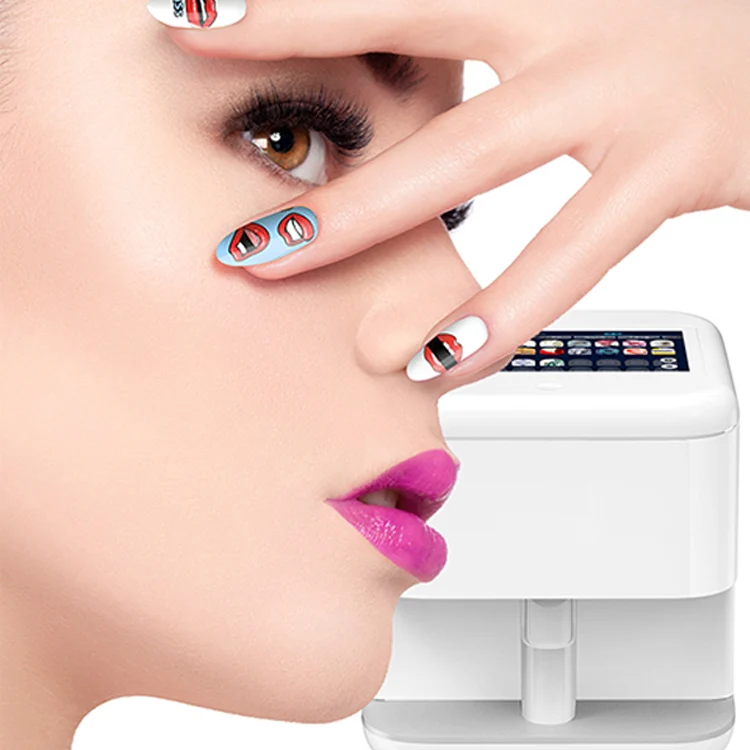 2022 printer nail digital  mobile   nail machine manifucture printer  art printer  mobile