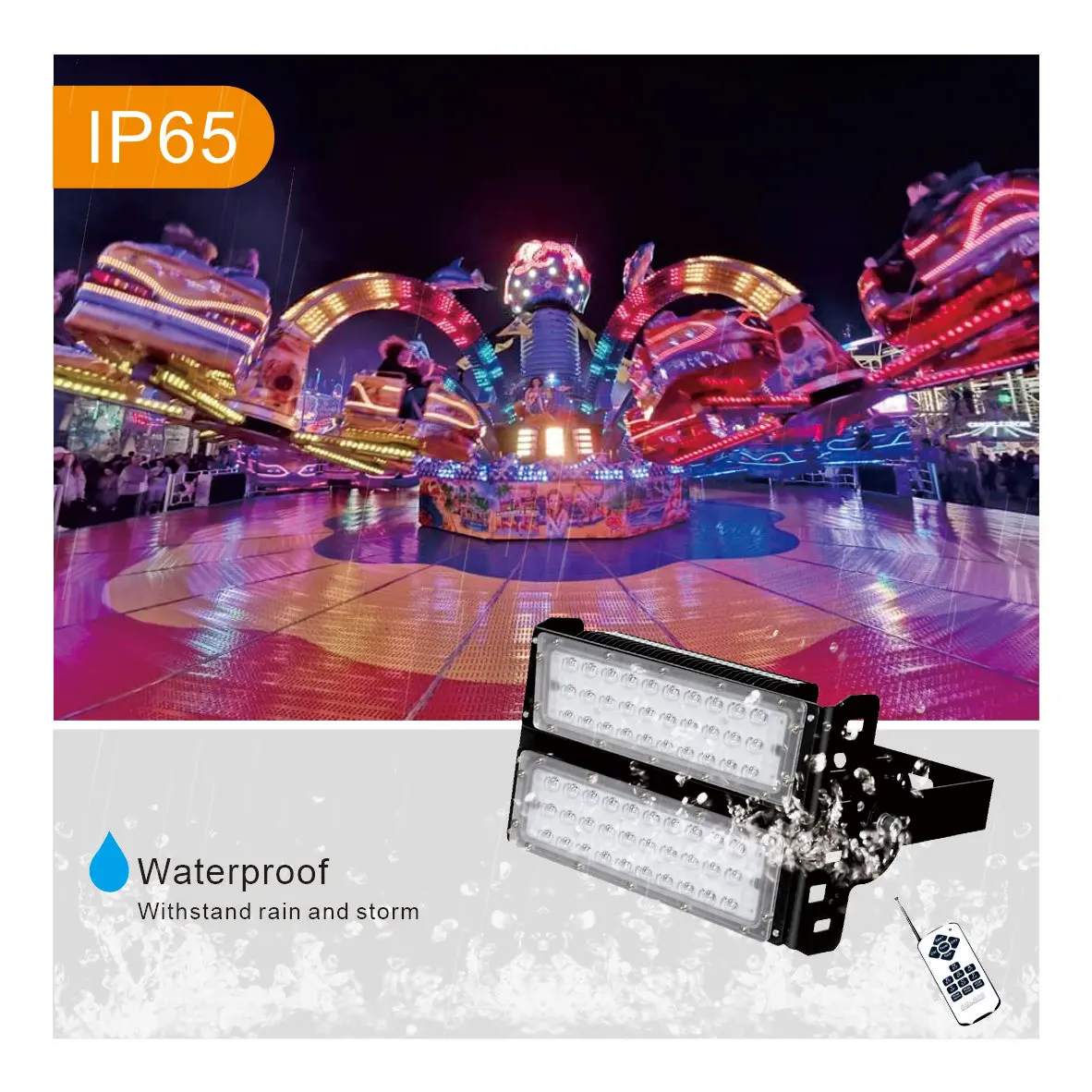 Автомобильная программа RGB 100 Вт водонепроницаемая наружная лампа светодиодный прожектор для тематического парка
