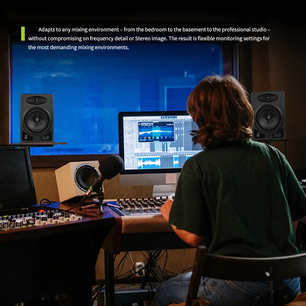 Factory direct supply 5 inch studio senior active monitor speakers for small control room