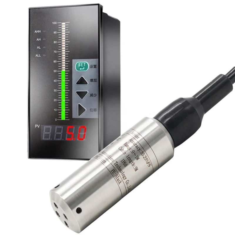 4-20mA Automatic electronic digital display liquid level indicator tank water level controller