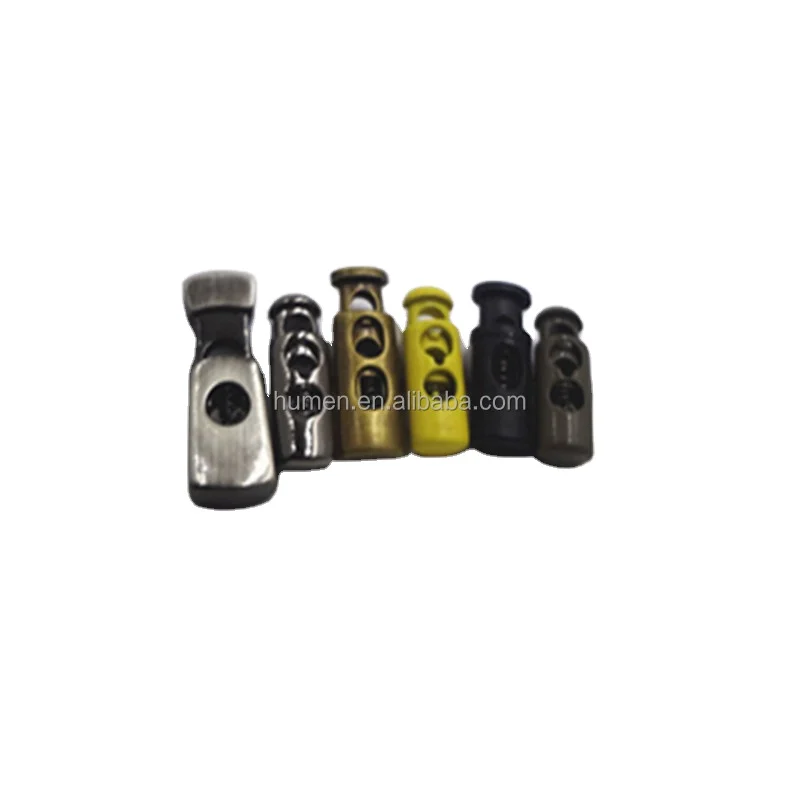Nickle-free drawstring stainless steel cord stoppers