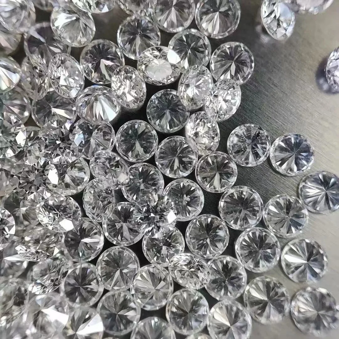 100% Natural Loose Diamond Stone DEF Color VS Clarity 1.0-3.0mm Melee Real Diamond AND CVD HPHT LAB GROWN DIAMOND
