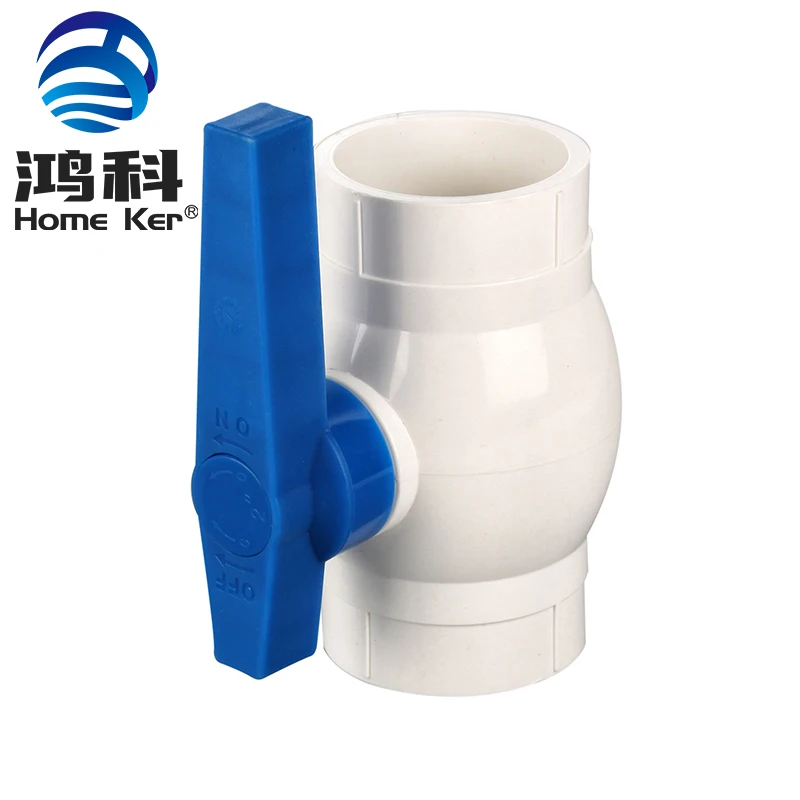 Hot-selling Quality With Nice Price Plastic Ball Valve 1 inch ABS Yellow Handle White Ball PVC Ball Valve