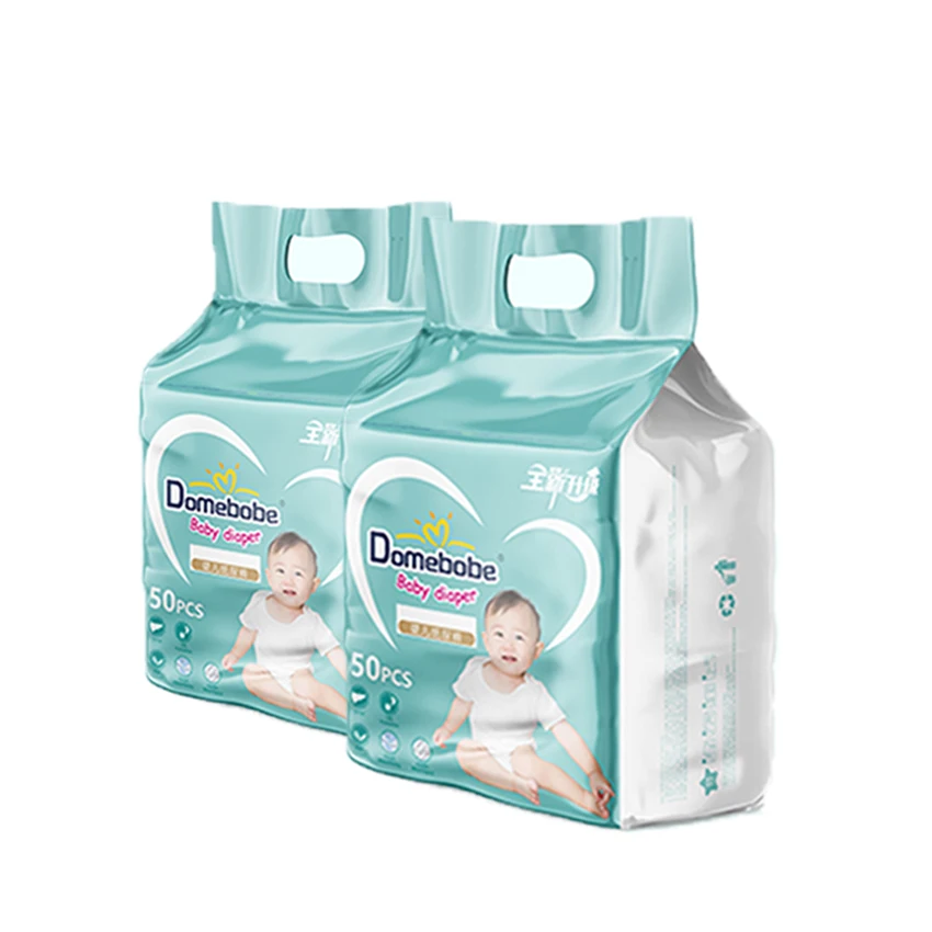Free Sample Baby Diapers from Malaysia Soft Breathable Fluff Pulp Absorption Wholesale Production Line