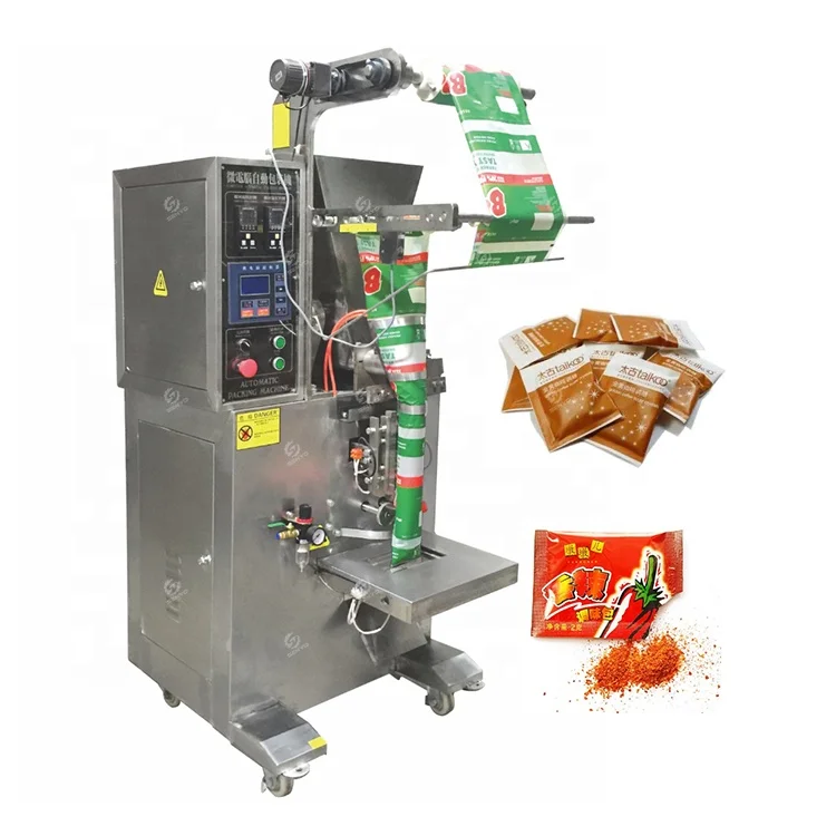 Automatic cassava wheat flour maize corn plantain turmeric powder weighing packing machine