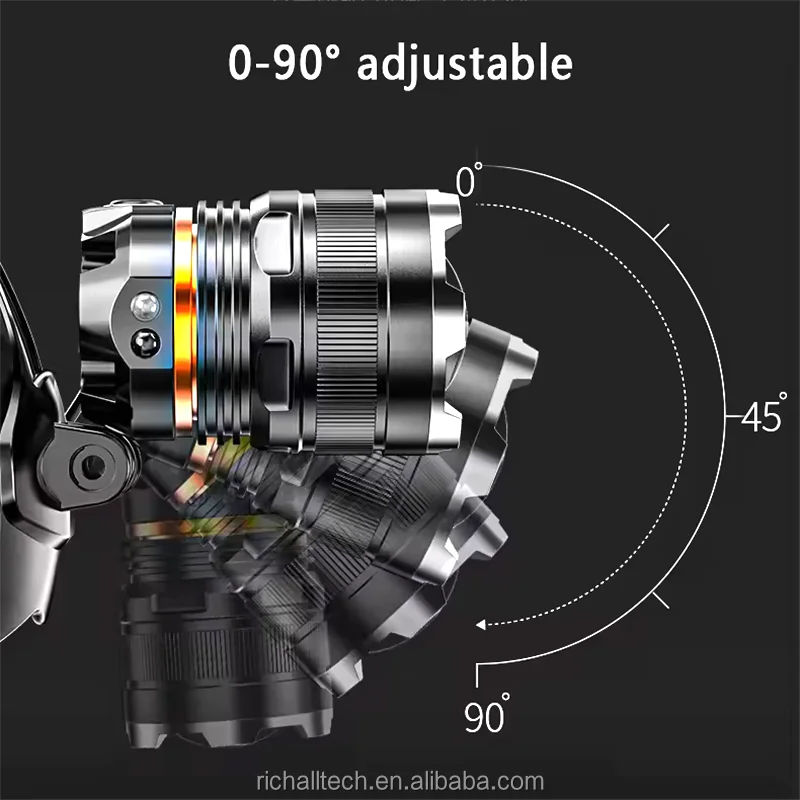 Новое поступление XHP50 Type-C зарядный головной убор открытый супер яркий свет ночной рыбалки приключенческая фара светодиодный фонарь