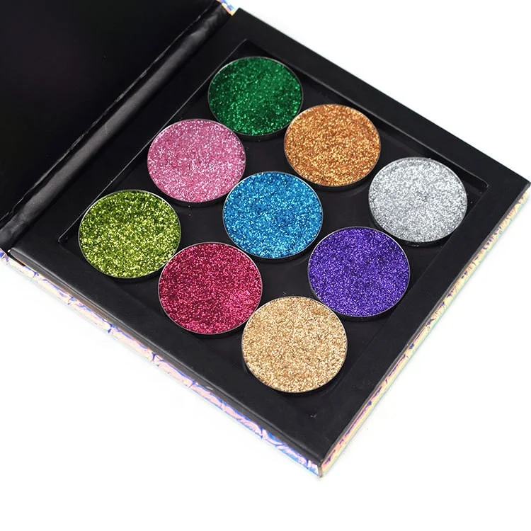 Eye Shadow Manufacturer Private Label No Logo 9 Color Eyeshadow Palettes