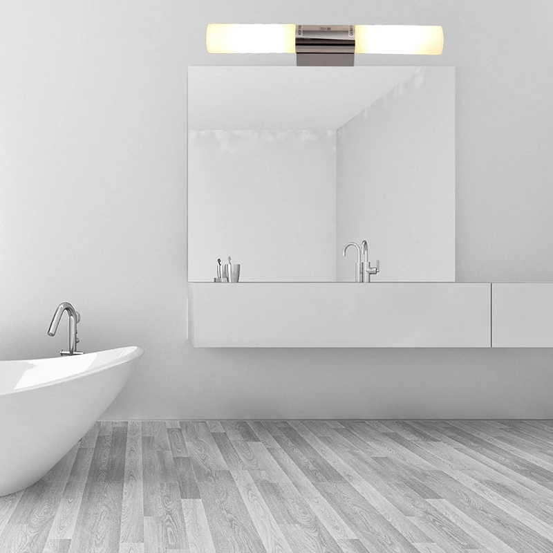 Mode Bathroom G9 Mirror Light Wall lamp makeup mirror lamp Iron glass chrome