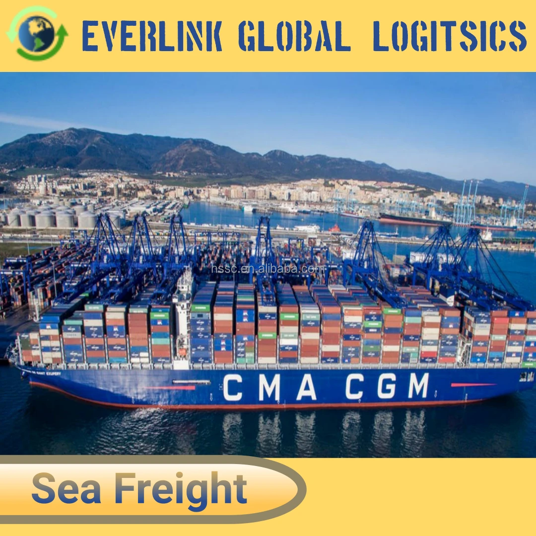 ocean sea freight forwarder shipping containers companies logistics cost rate from china door to door service to europe france