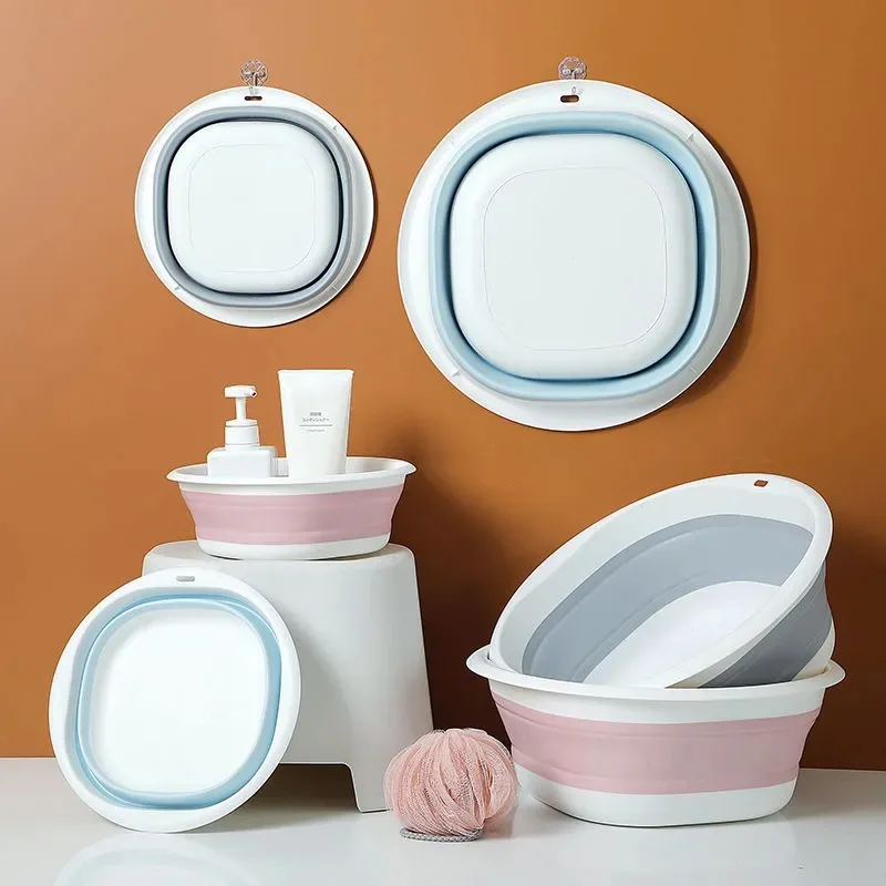 new design convenient hanging hand Outdoor travel wash basin Portable foldable washbasin set