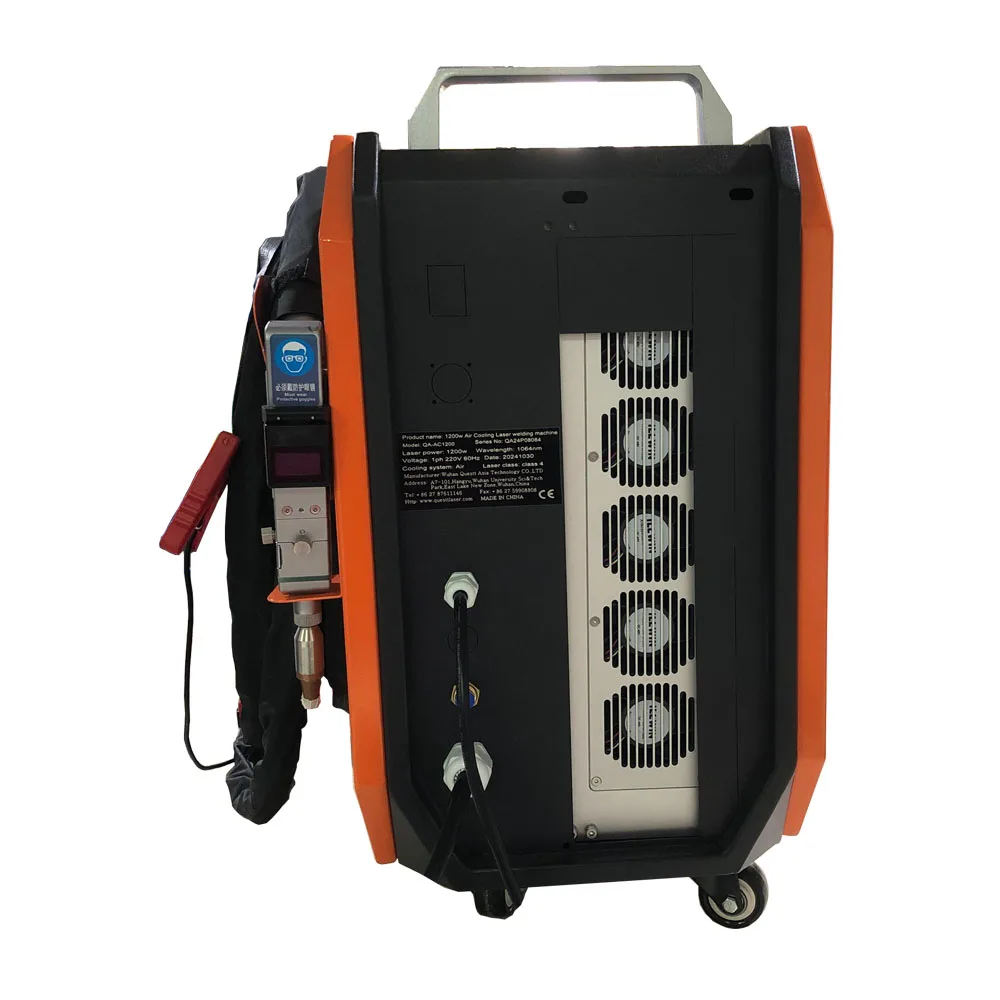 1200 Watt Handheld Air-Cooled Welder New Design Automatic Metal Fiber Welding System Hot Sale Welding Machine Motor Bearing
