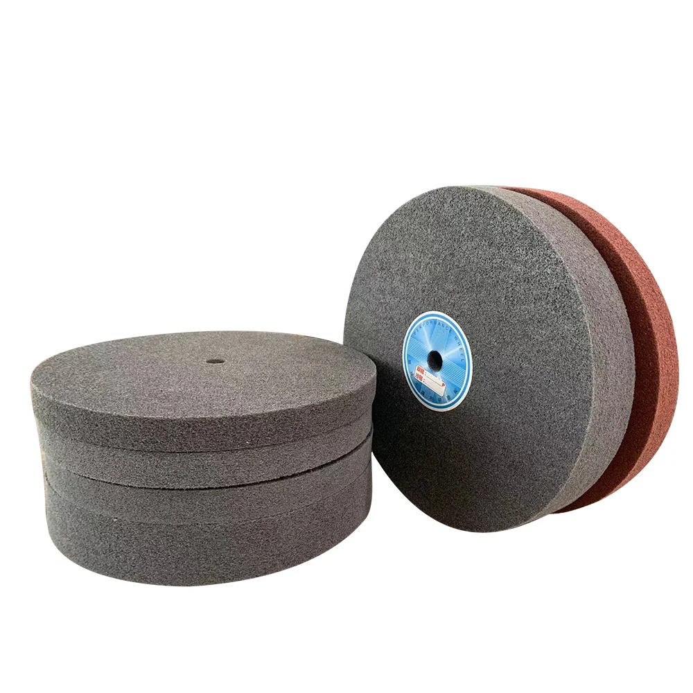 Nylon Buffing Wheel Non Woven Polishing Wheel For Metal Abrasive Silicon Carbide Grinding Wheel