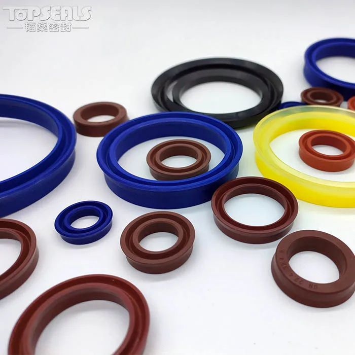 Hydraulic cylinder FKM UN UHS piston rod seal  PU U Cup Seal