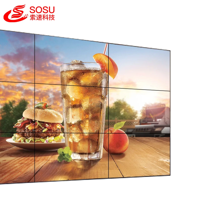 Small Pixel Pitch Videowall Monitor High Definition Advertising Display Videowall