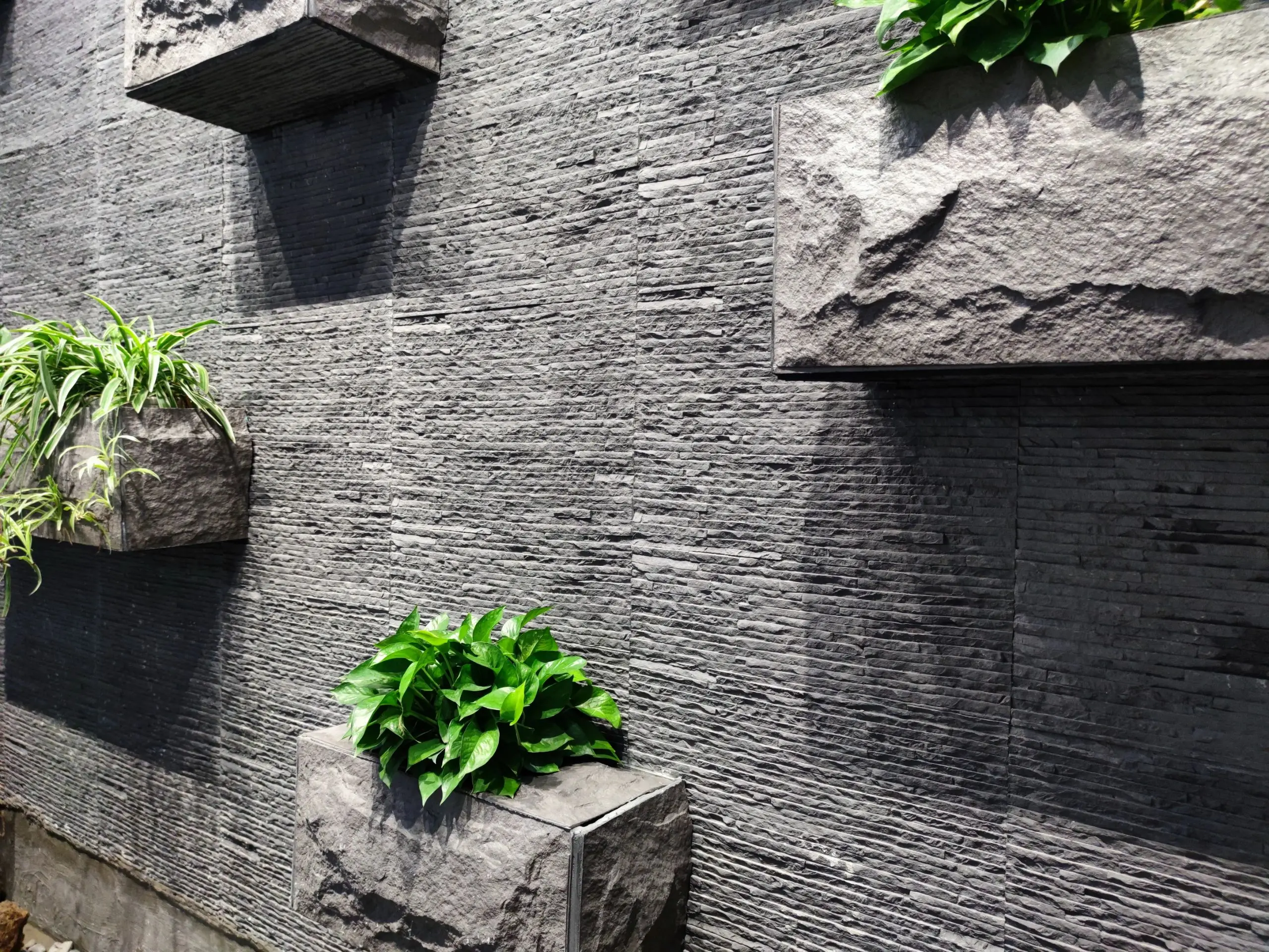 Exterior Lightweight Wall Panels Slim Slate Flexible Paper Thin Stone Veneer Tile flexible tile for outdoor