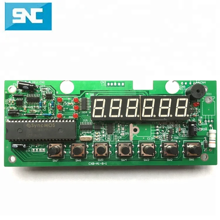 SC315A1-8 с корпусом из нержавеющей стали платформенные весы корпус 6-значный цифровой 14 2 мм красный