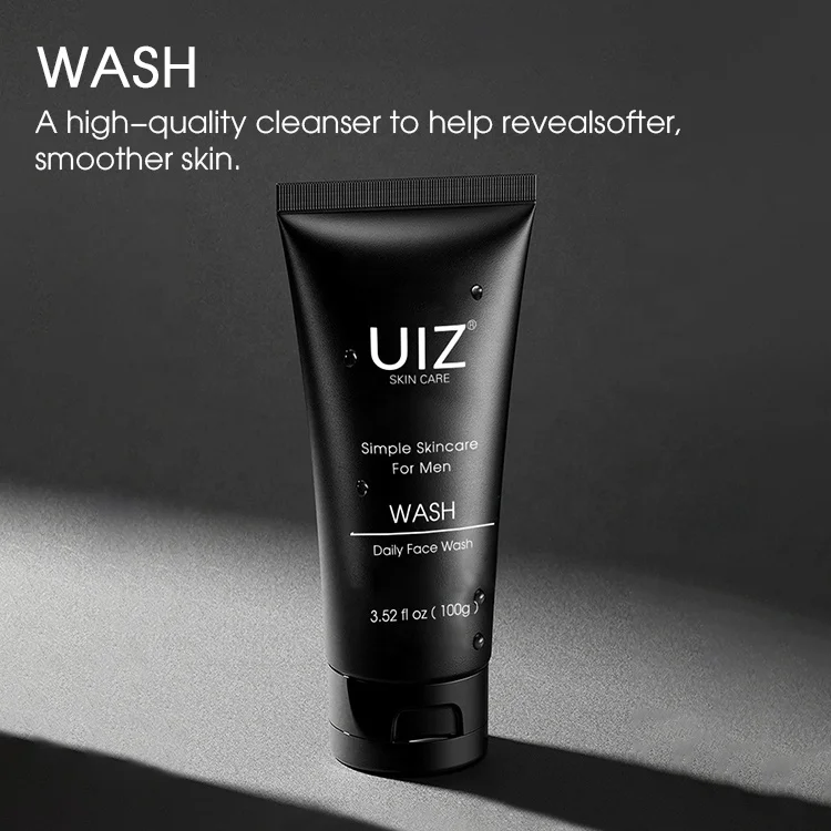 Private Label Mens Facial Skin Care Kit PM/AM SPF20 Simple Daily Skincare Set Men Products for face