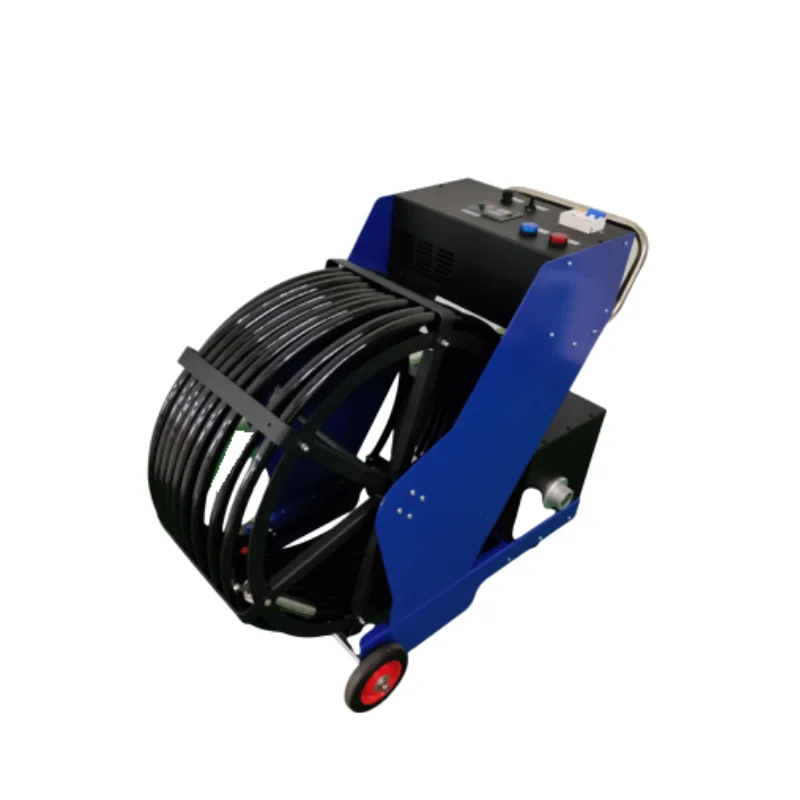 Portable kitchen exhaust grease cleaning machine for ducts and hood