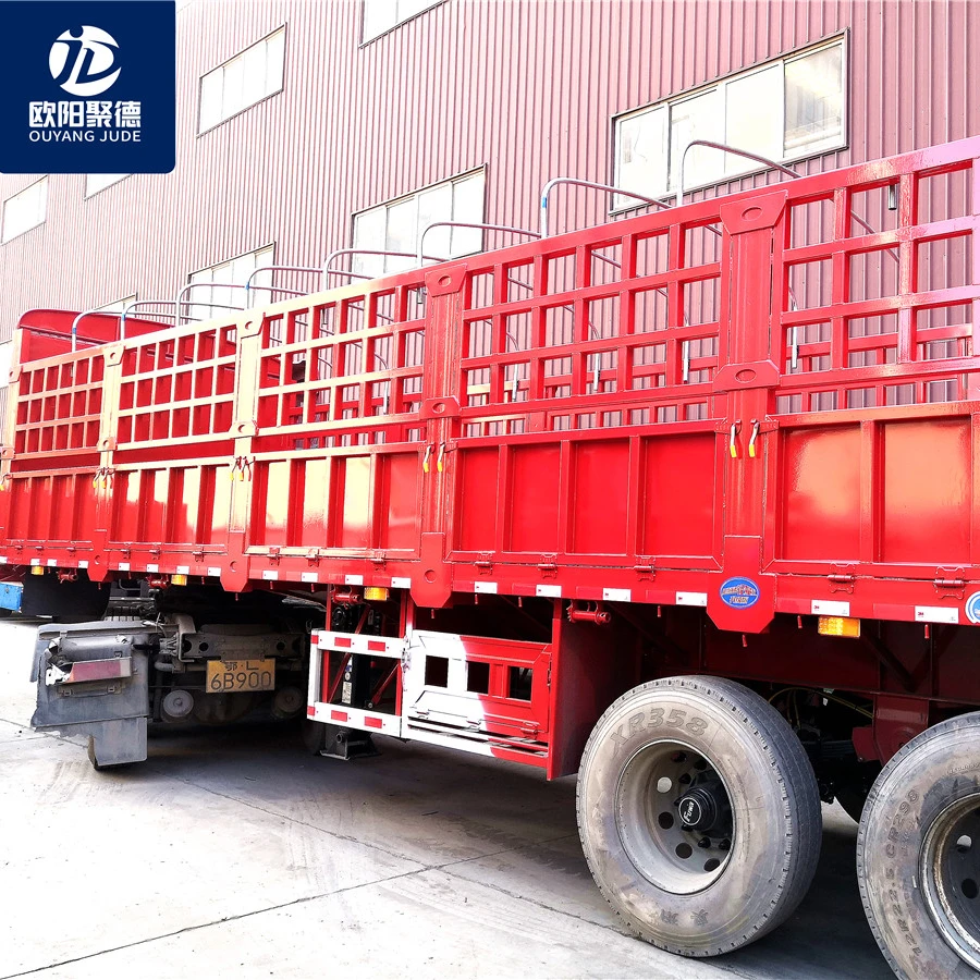 OYJD Trailers brand Quality Ethiopia Market Special Customized Use Stones Sands Transport Strengthen Sidewall Fence
