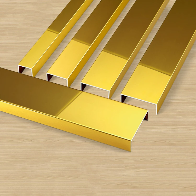 U Shaped Interior Ceiling Decoration Metal Tile Trim