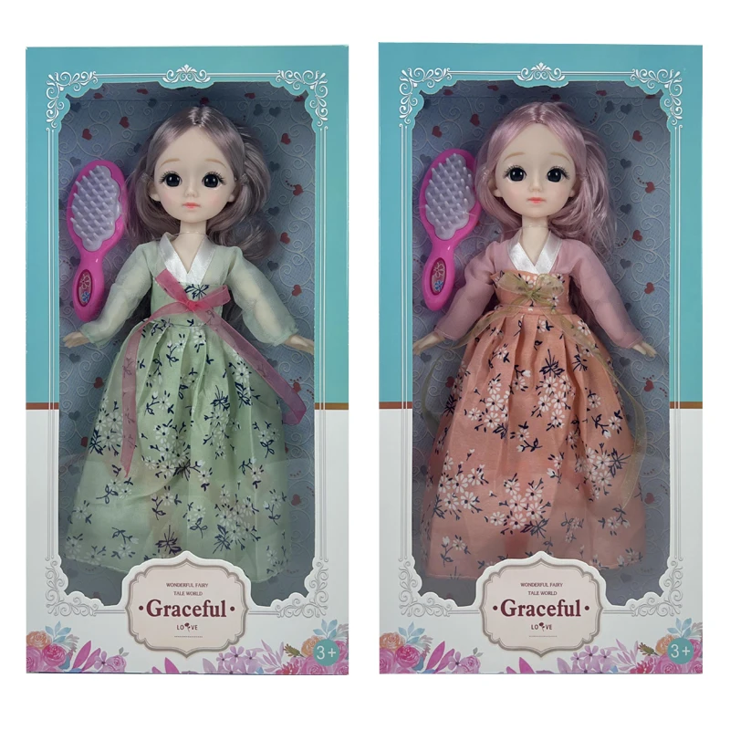 new product ideas 2024 12 inches Fashion bjd wedding dress doll 22 Joint Mermaid princess doll birthday gift sets