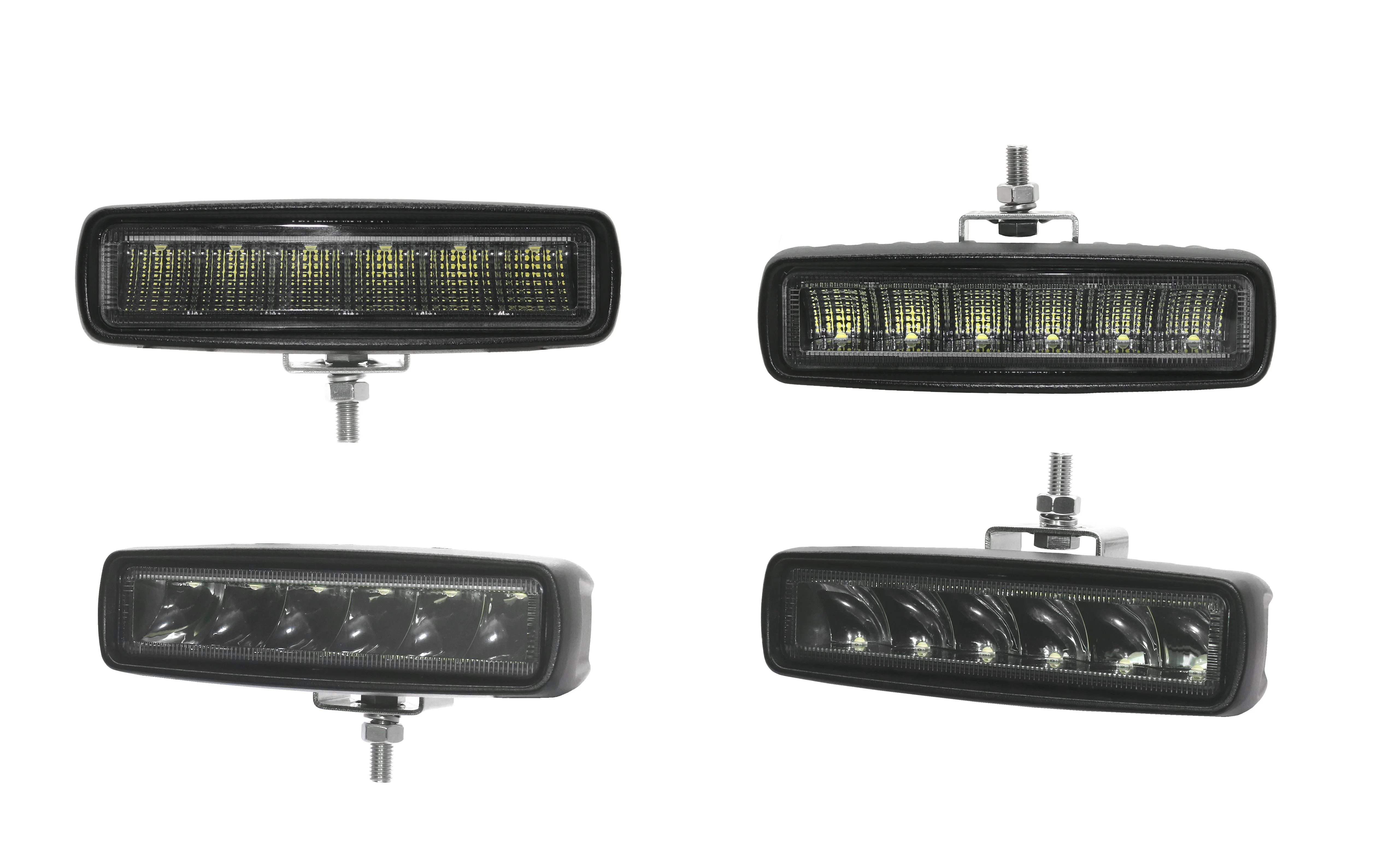 popular R112 R10 6inch rectangle led auxiliary driving light new refractive lens 30W led lights