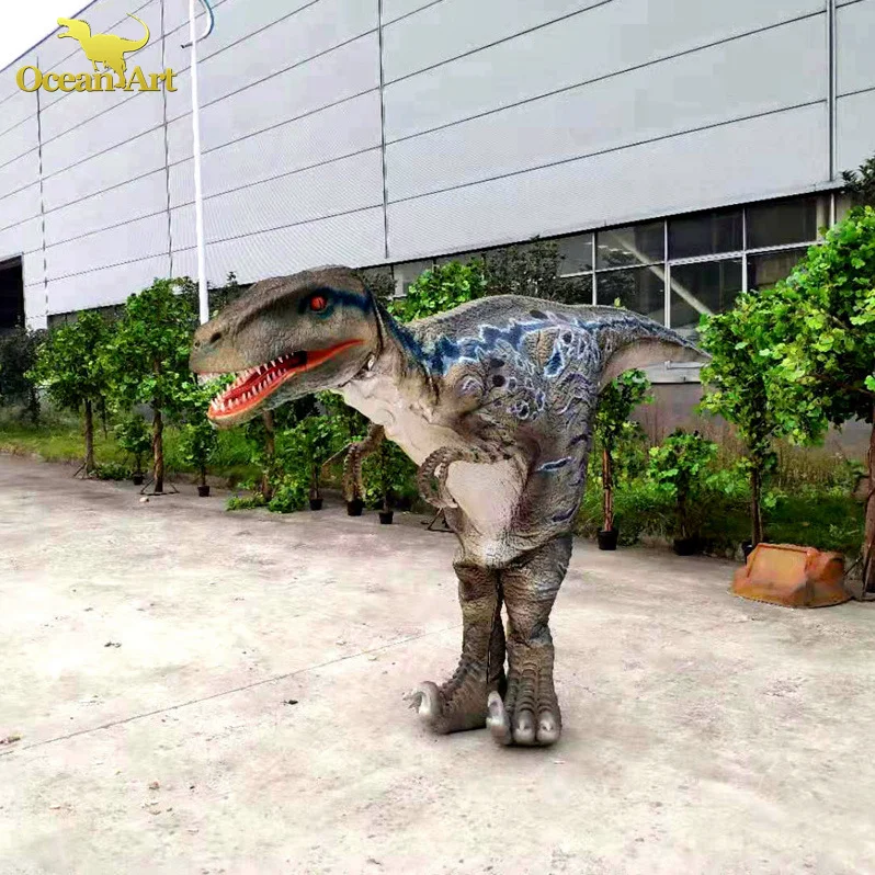  Реальный костюм динозавра raptor для