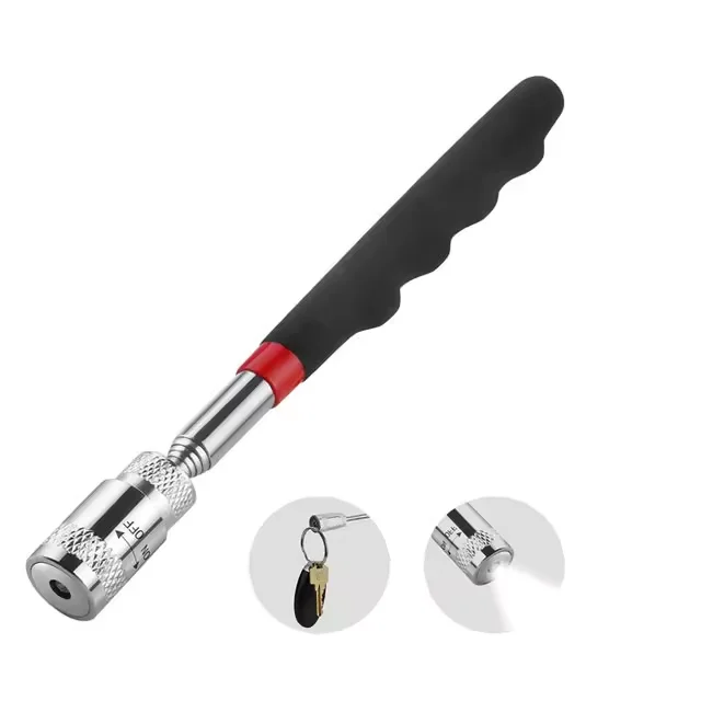 3 Led Lock Extendable Magnetic Pick Up Tool with LED Light