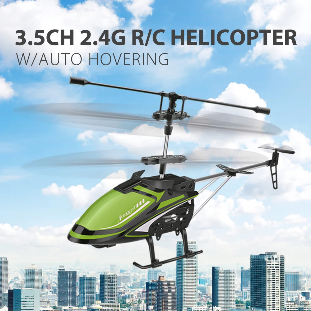 Remote Control Helicopter For Kids Adult R/c  Flying Toy Aircraft With Auto Hovering