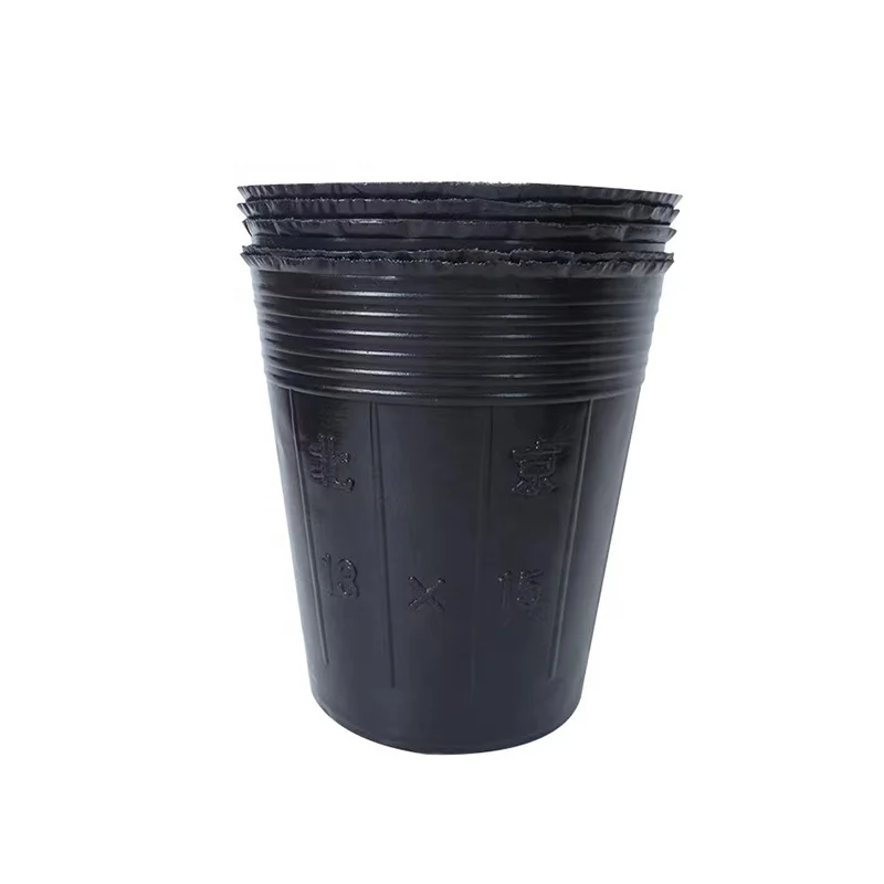 Large Black Thick Plastic Flowerpot Drip Tray Saucer Tree Seed Pot Chassis Trays for Garden Balcony Fleshiness Planter