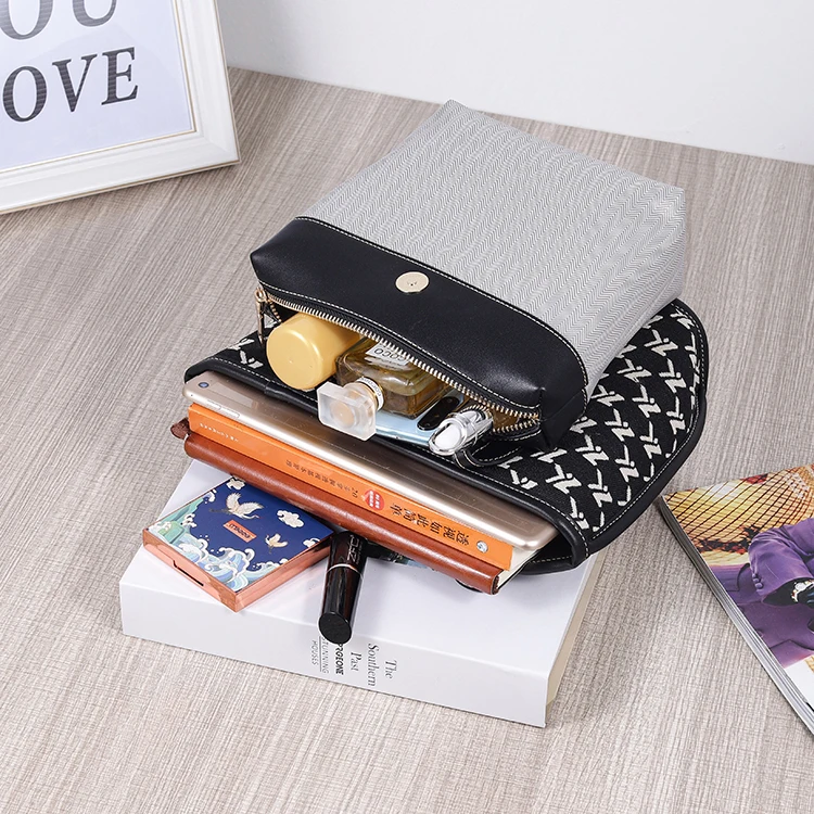 2piece Set Satchel Bag Crossbody Shoulder Crossbody Women's Mini Bags Factory Oem Odm Pu Leather Custom Lady Bags Polyester