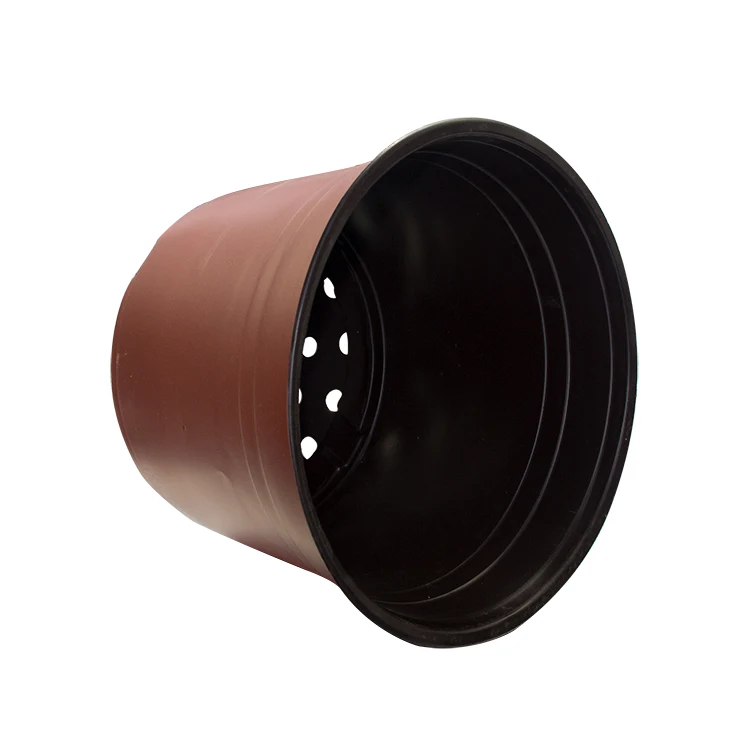 Professioanl manufacturer black plastic nursery pot 5 gallon nursery pots