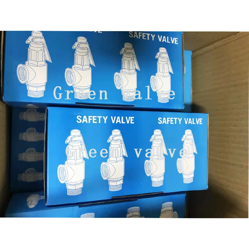 Green valves spring full lift thread connection brass forging control high pressure reduce relief safety valve for boiler steam