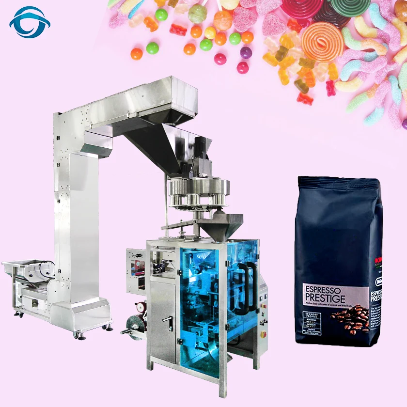 Automatic 250g-5kg a bag sugar/rice/salt pouch packing machine price