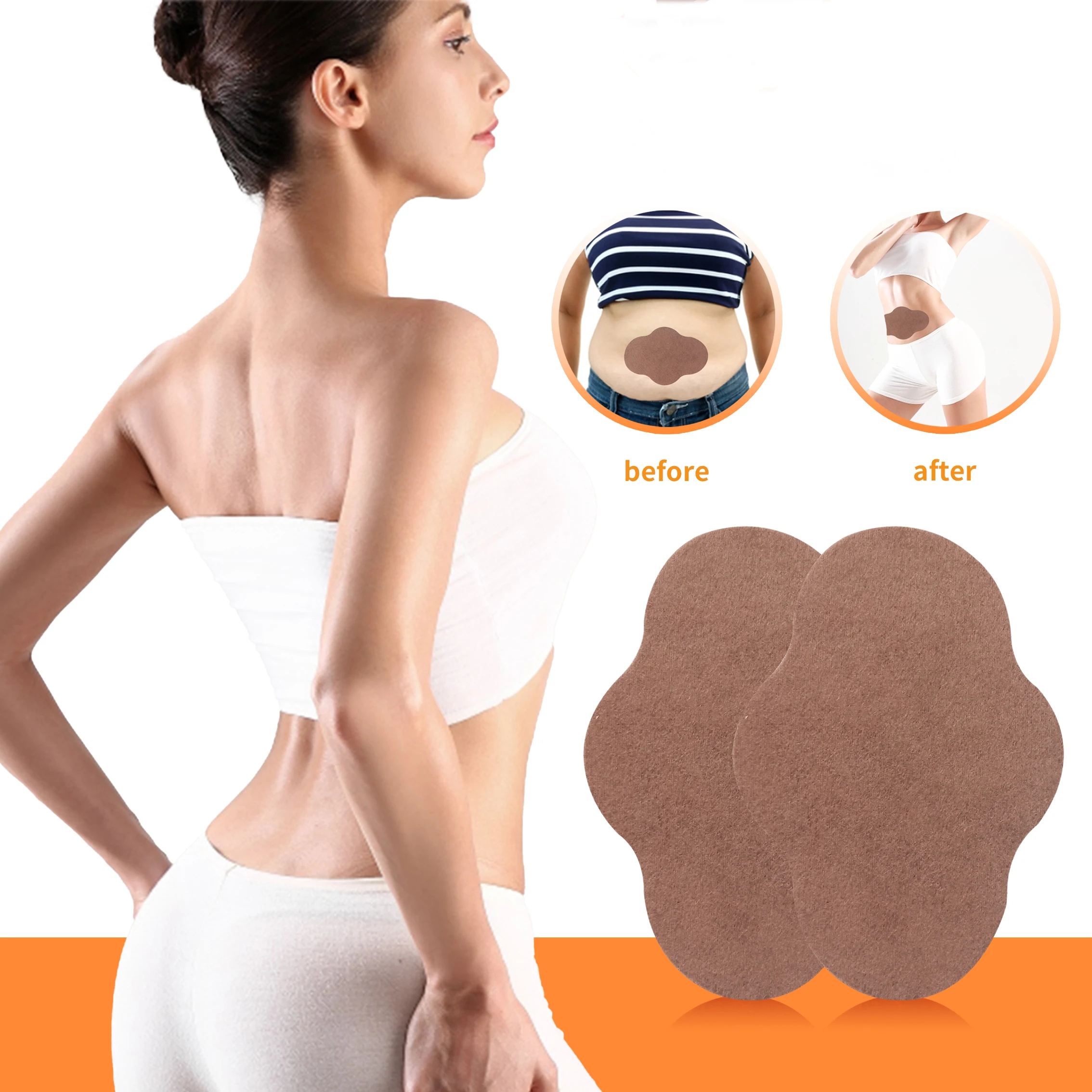 Burn Belly Fat Navel Patch Natural Herbal Fat Health Care Patch Tummy Plaster Patches Healthcare Supply Product