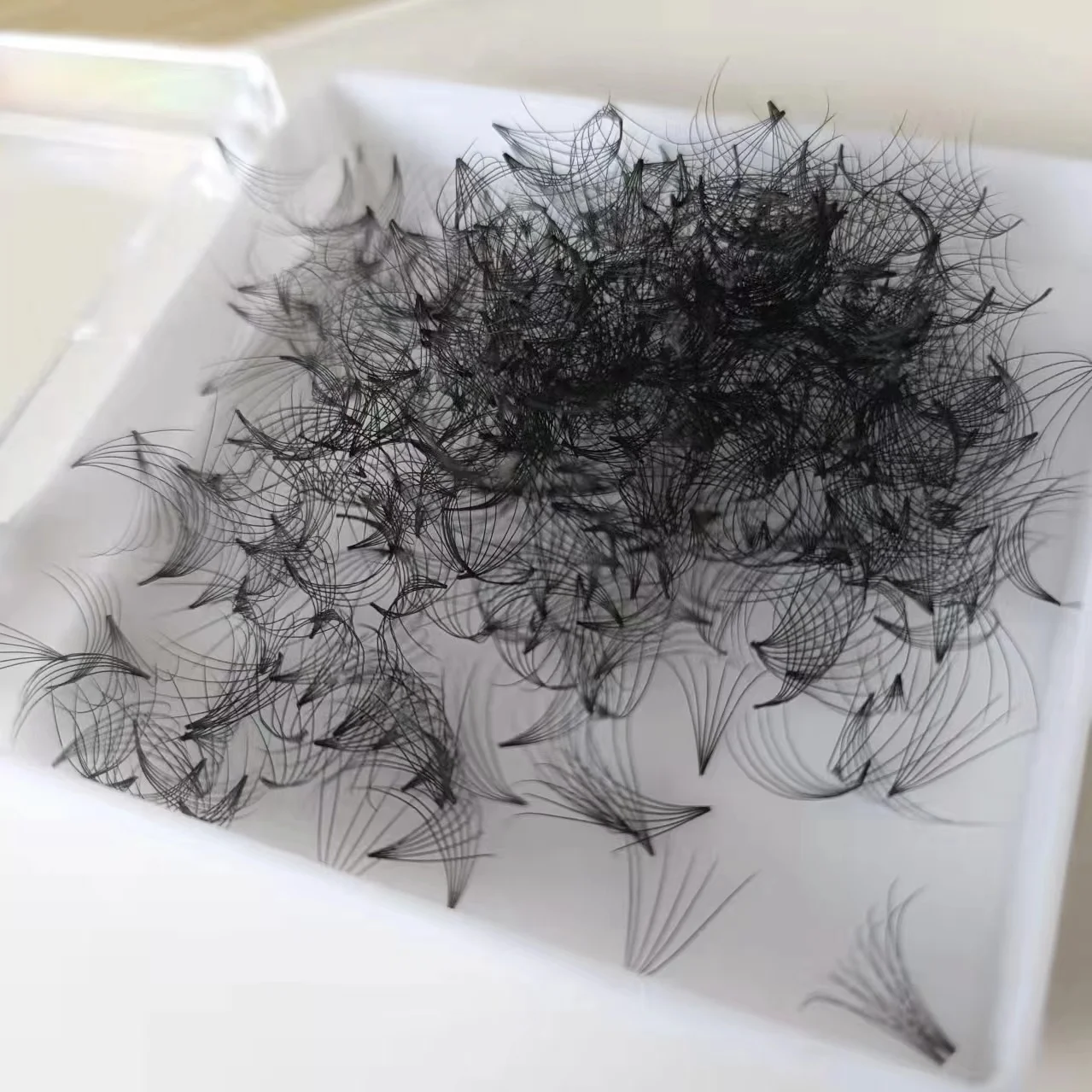 BY pre madefan loosefan0.03/0.05/0.07Eyelash dealer  soft lash trays focus lashes custom lash tray create your own brand kitlash