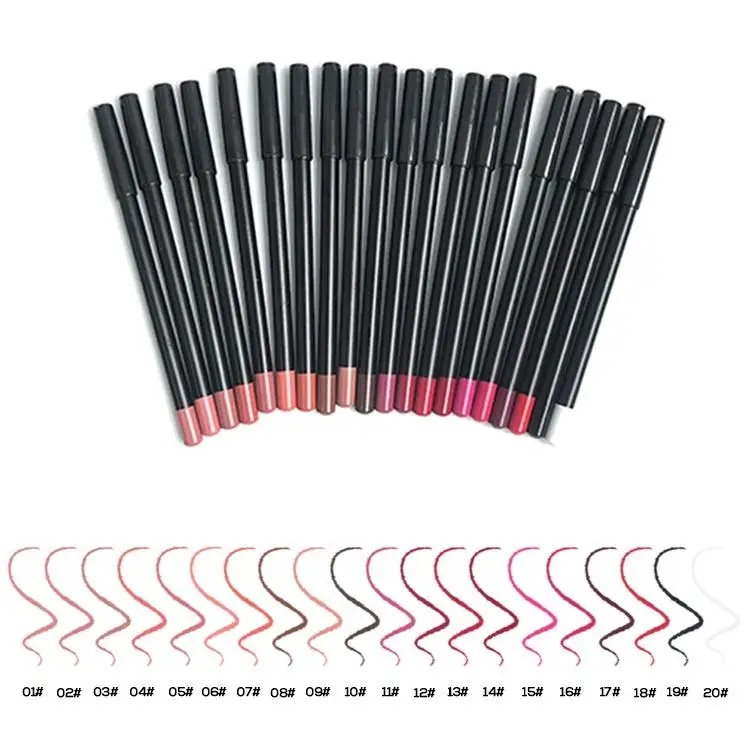 Wholesale Best Price Cosmetics Lipliner Waterproof Lip Liner Pencil OEM ODM private label lip liner