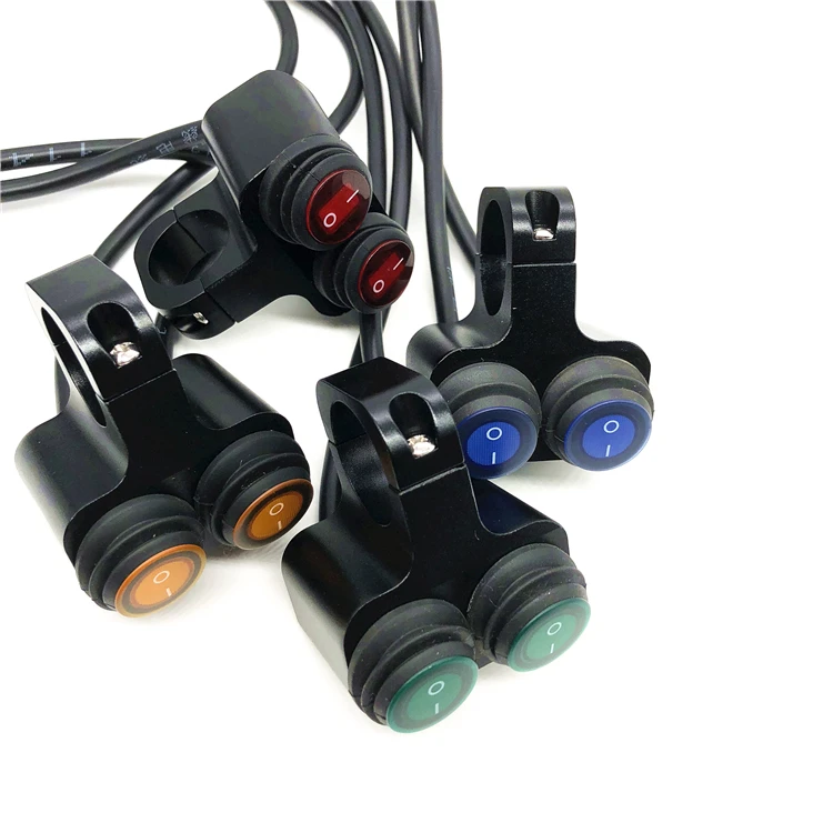 12v 10a Motorcycle Handlebar Switch Electric Bike Scooter Horn Turn Signals On Off Button Light Switch