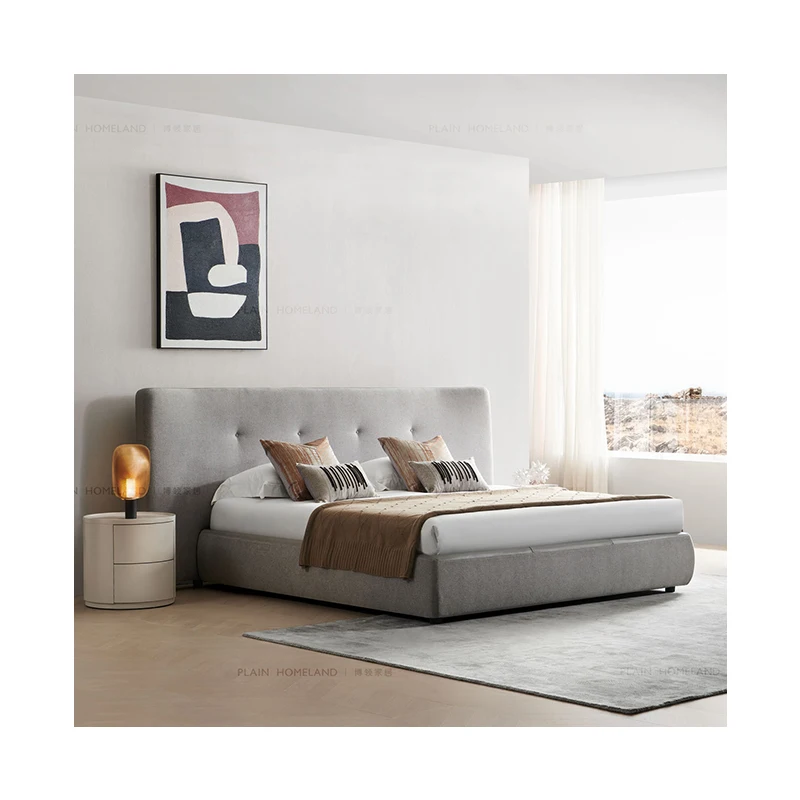 Modern High Quality Sleeping Bed Bedroom Furniture European Bed Customized Size Color House Bed