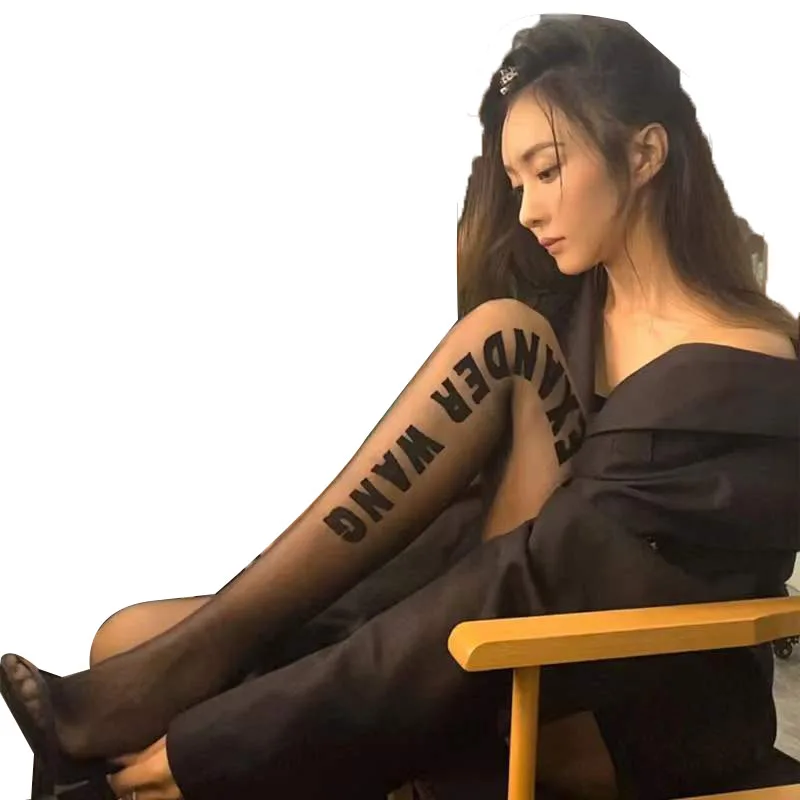 Пикантные шелковые колготки до бедра с Флокированным рисунком, женские колготки для девушек, колготки, пикантные кружевные чулки, дизайнерские колготки