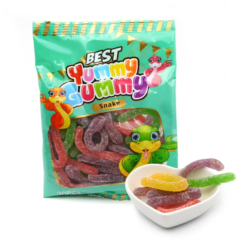 Индивидуальная торговая марка, халяльный фруктовый аромат, змея, жевательные конфеты (1600325653010)