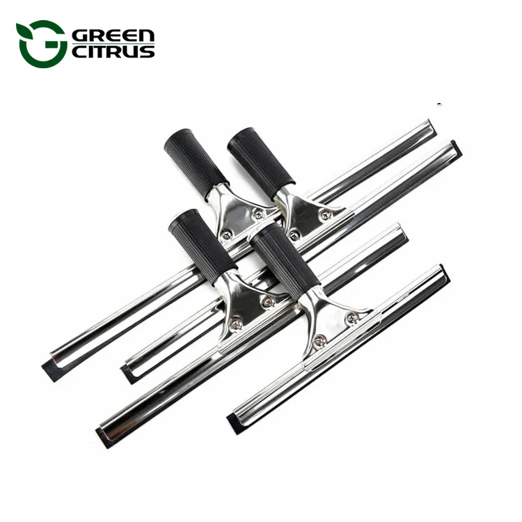 Rubber Washer Extendable Window Scrubber Squeegee with Telescopic Handle