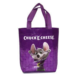 100% перерабатываемая Нетканая Ламинированная Сумка-тоут для покупок фиолетового цвета с логотипом на заказ