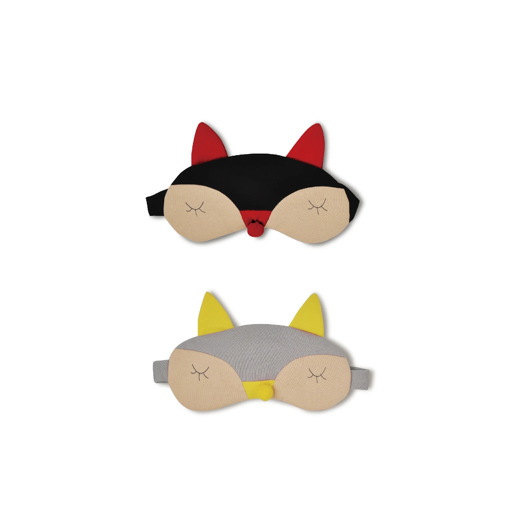 Drop Shipping Petelulu  Free gift Super Soft Custom Animal sleeping travel cool sleep eye mask for eye relax