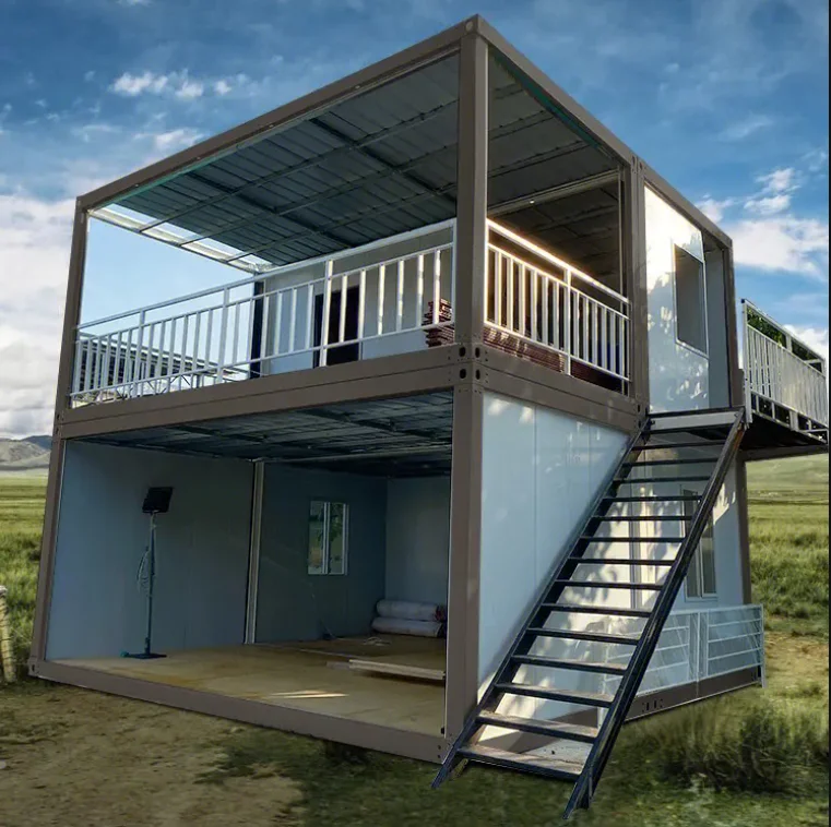 40ft folding expandable house prefabricated foldable house with 3 bedrooms