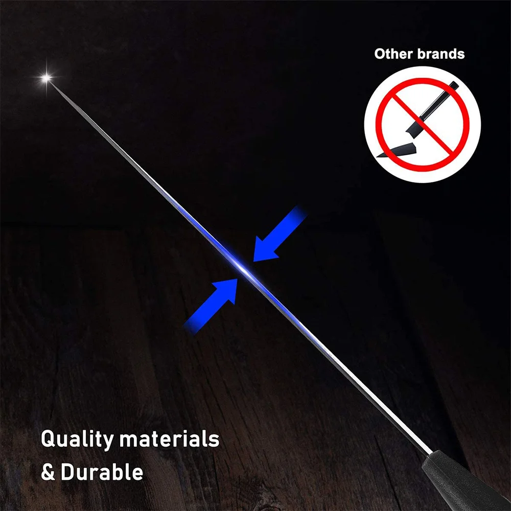 17 Piece High Quality Carbon Stainless Steel Kitchen Knife Set with Sharpener Holder lo mas vendido 2024 al mayoreos